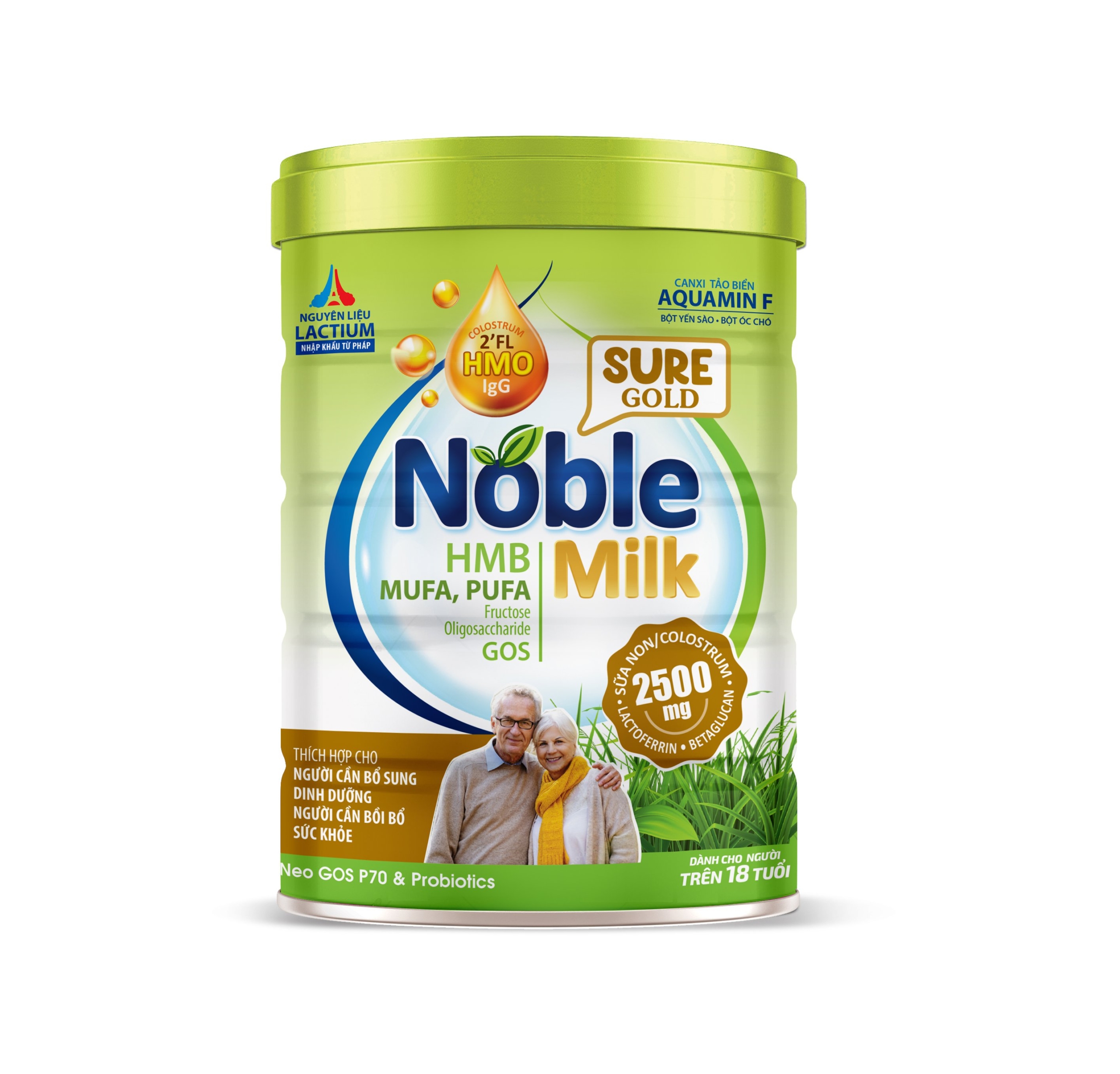 NOBLE MILK SURE GOLD Lon 900g (từ 18 tuổi trở lên) Diamond Nutrition