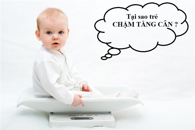 Bé chậm tăng cân